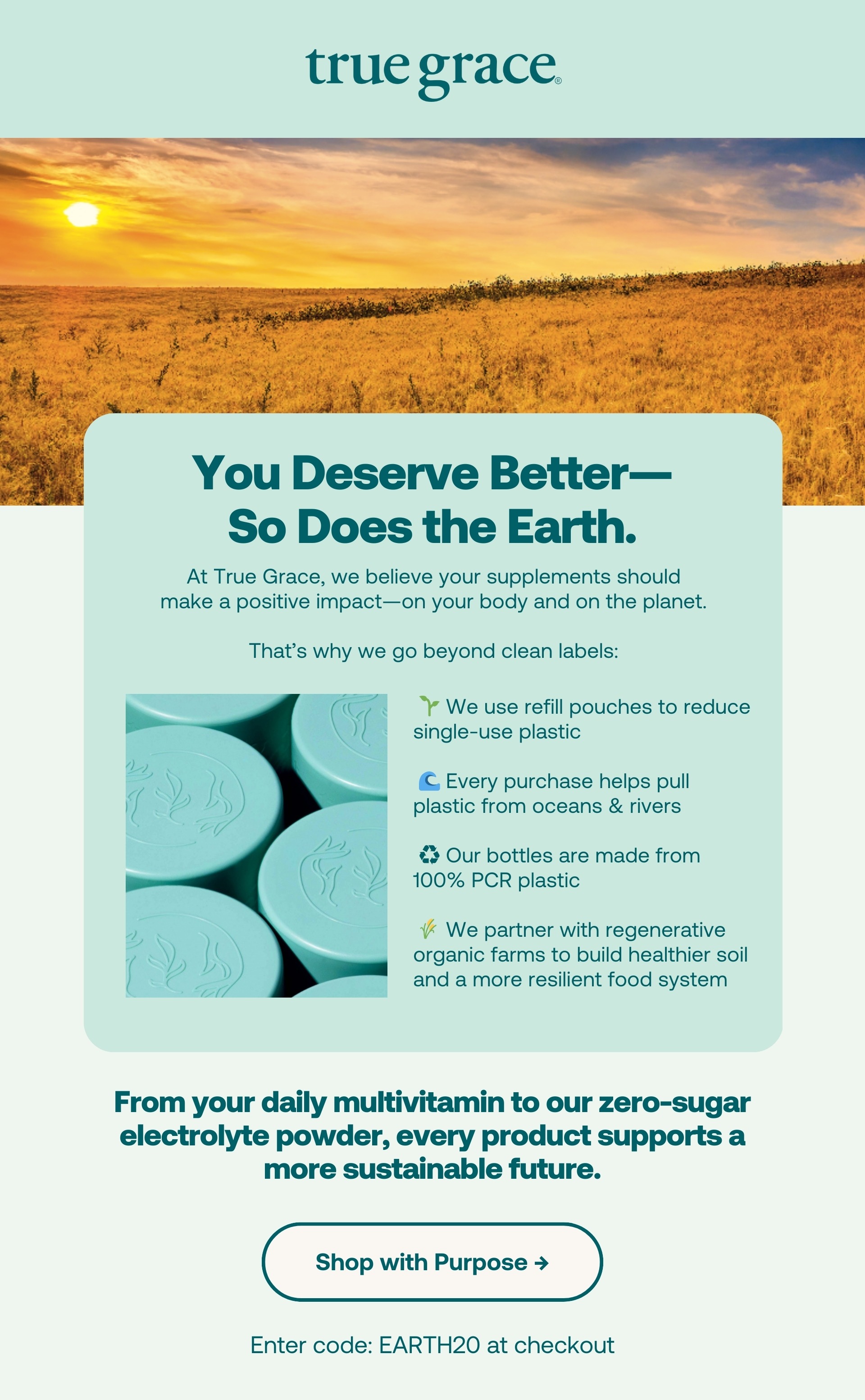 True Grace Earth Day Sale