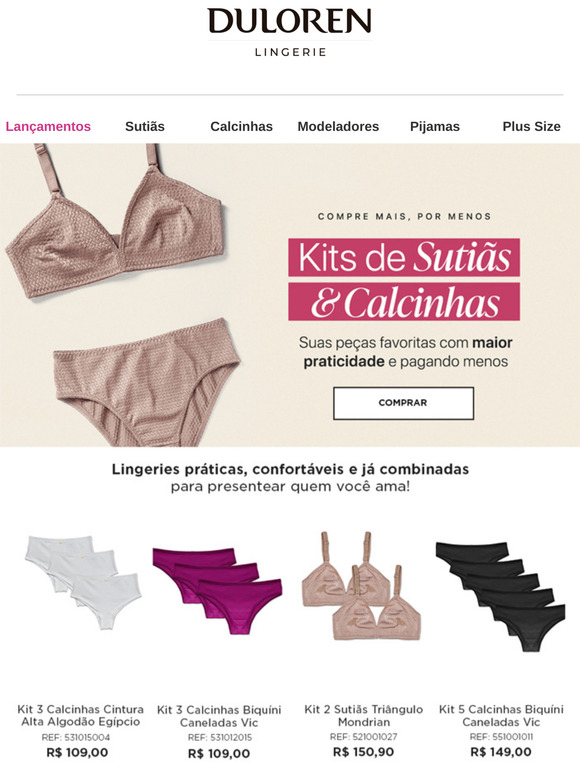Kits pensados para facilitar sua rotina! 🛍️