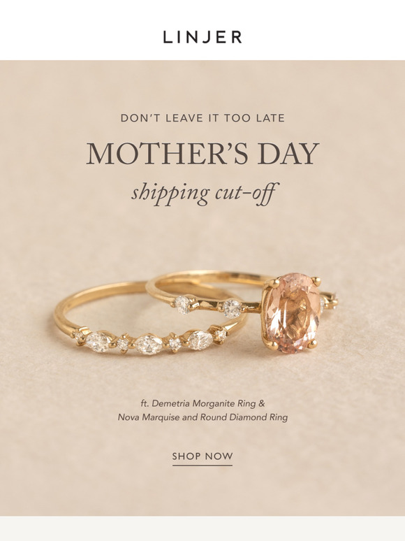 Mother's Day Shipping Cut-Off ⏳