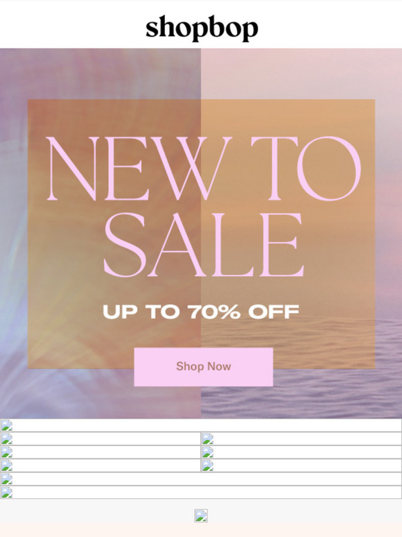 New to SALE: up to 70% off
