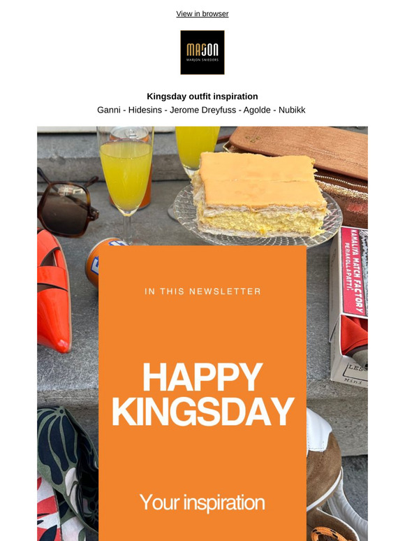 Kingsday outfit inspiration - WE'RE OPEN!