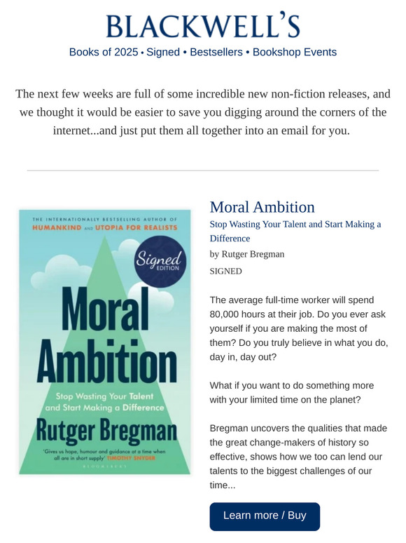 New and forthcoming non-fiction...