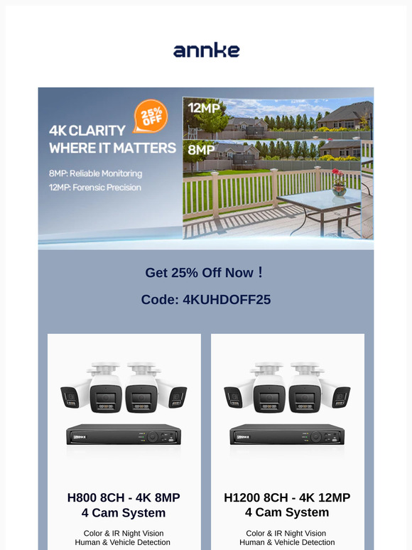 Don't Miss 25% OFF！