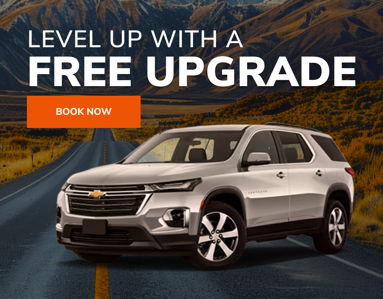 LEVEL UP WITH A FREE UPGRADE | BOOK NOW