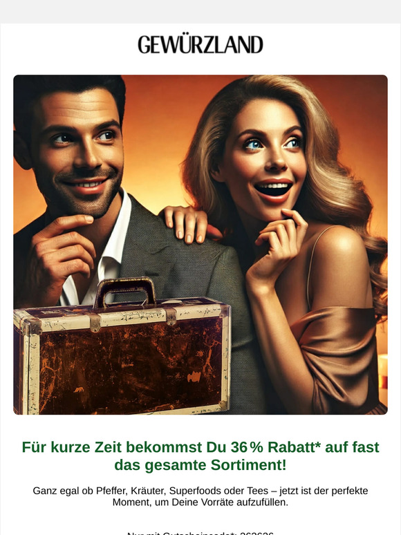 Wow – 36 % Rabatt auf fast das ganze Sortiment