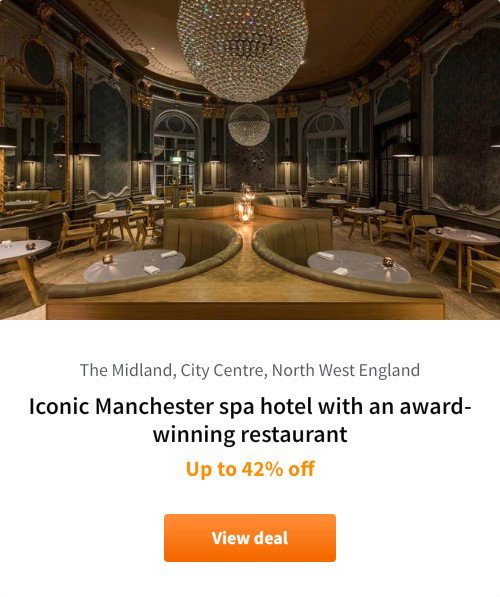 Iconic Manchester spa hotel with an award-winning restaurant