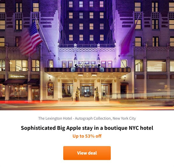 Sophisticated Big Apple stay in a boutique NYC hotel