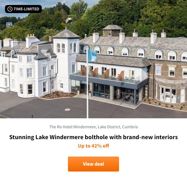 Stunning Lake Windermere bolthole with brand-new interiors