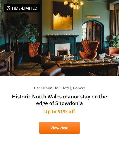Historic North Wales manor stay on the edge of Snowdonia