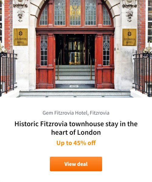 Historic Fitzrovia townhouse stay in the heart of London