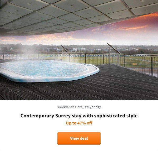 Contemporary Surrey stay with sophisticated style
