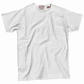 Pre Order: White super slub heavyweight Wakayama knit Tee ETA 3 Weeks