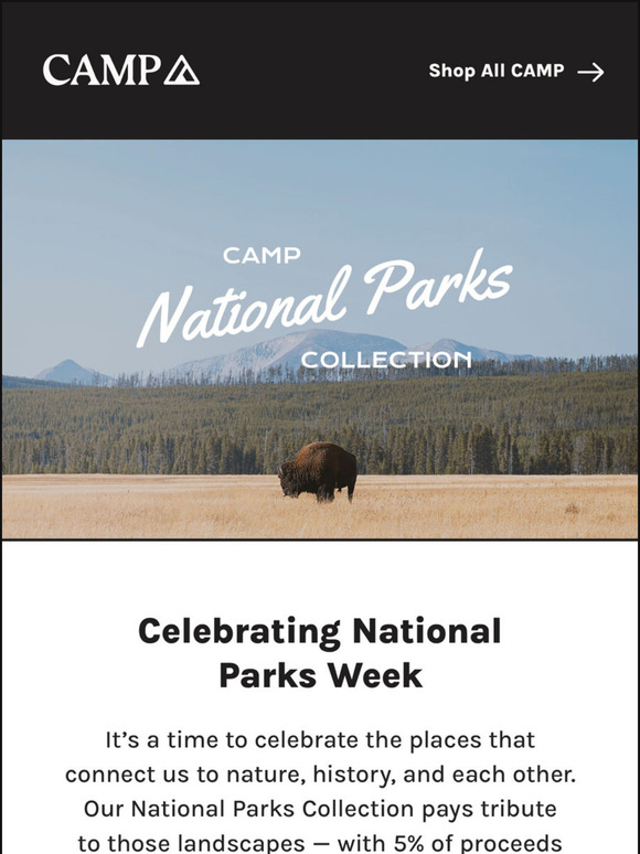 Wear the parks. Support their future. 🌲🕶️