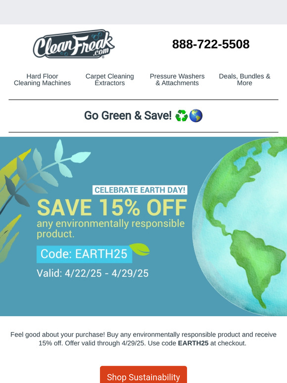 ♻️Go green & save 15%