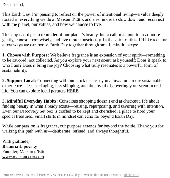 This Earth Day, Pause with Us