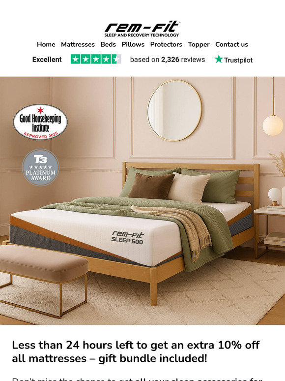 EXTRA 10% Off + Gift Bundle Offers (Worth Up to £247) End in 24 Hours!