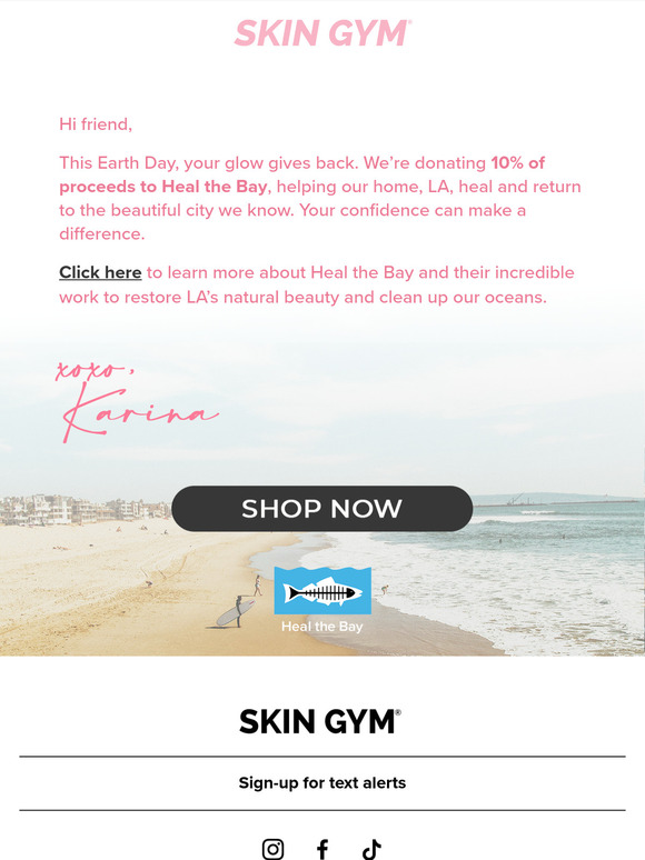 Celebrate Earth Day with Skin Gym 🌍✨
