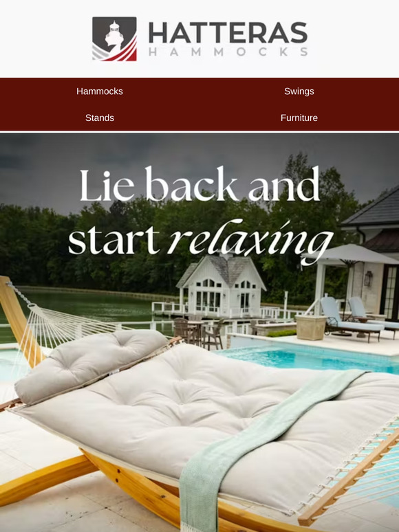 Lie Back and Relax - Shop Our American Made Hammocks! ✨