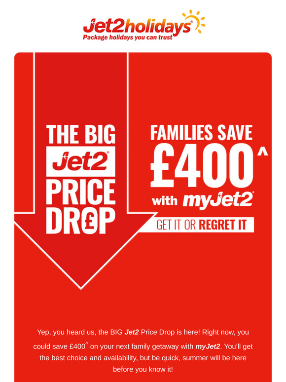The BIG Jet2 Price Drop is here!