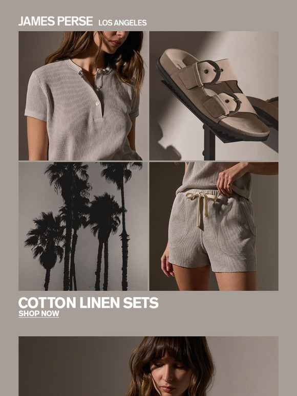 Cotton Linen Short Sets