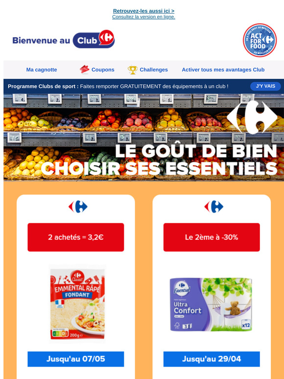 La chance est de votre côté : nous vous gardons sous le coude les meilleures promotions