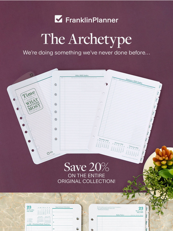 Save 20% On The Entire Original Collection!