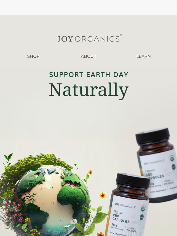 Celebrate Earth Day with Organic CBD 🌎