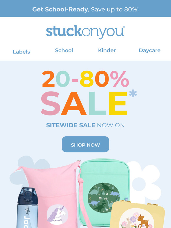 ⏰ Unlock Back to School Savings - Up to 80% Off Sitewide!