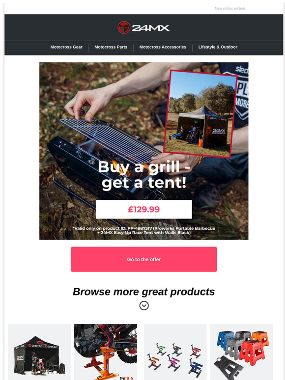 Buy a grill - get a tent