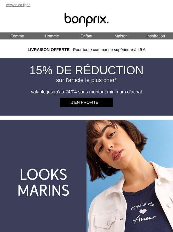 -15% sur votre article favori 💓