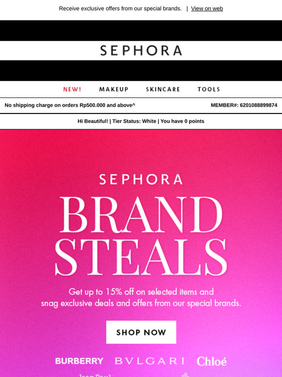 NEW deals on Sephora Brand Steals🎁