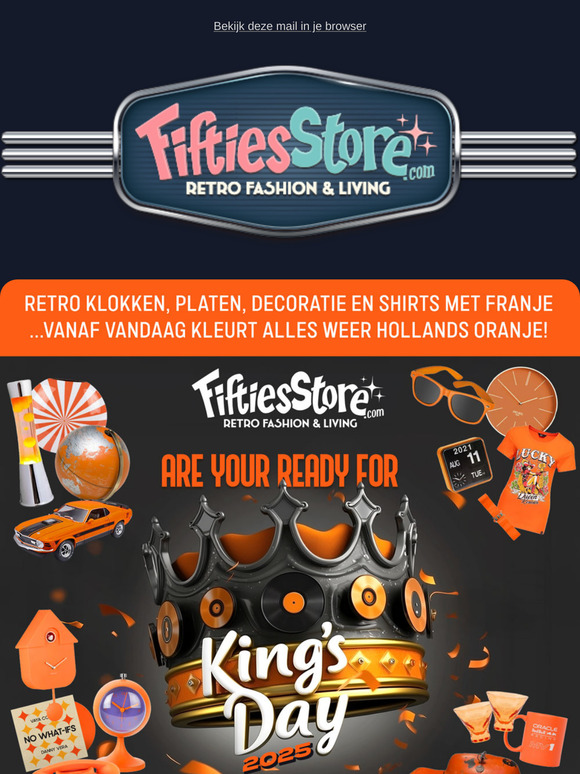 🍊 Oranje winkelen als een koning!