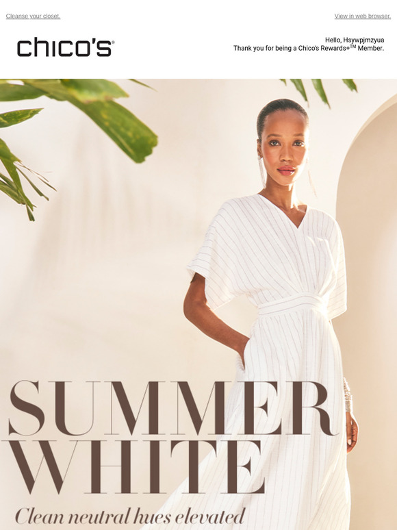 SUMMER WHITE is back! 🤍