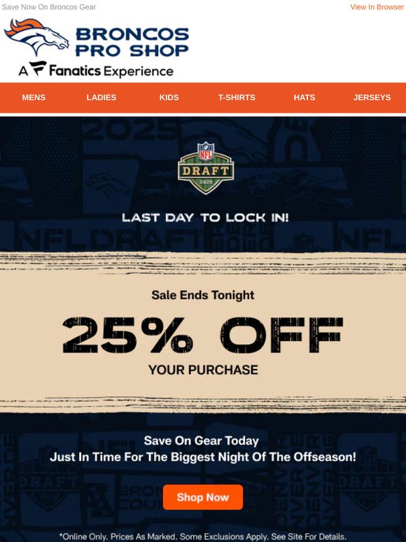 Final Day: 25% Off Draft Week Deals End Tonight