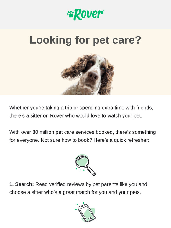 Can't bring your pets? Find a loving sitter