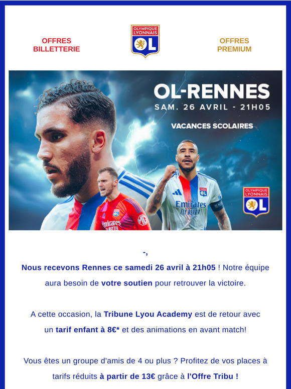 Vivez les 3 derniers matchs à domicile 🔴🔵
