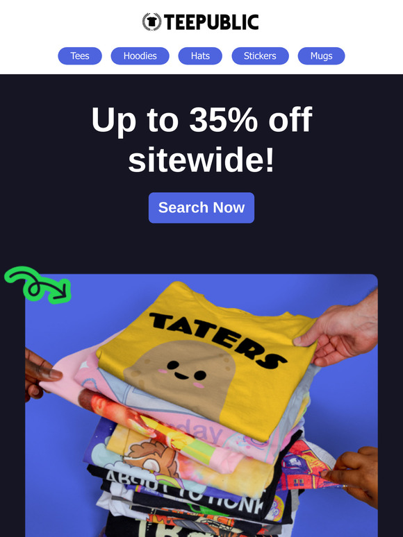 Get up to 35% off everything!