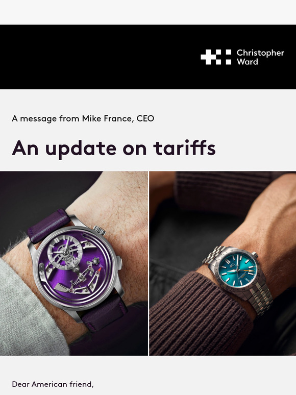 Important information about tariffs to the USA