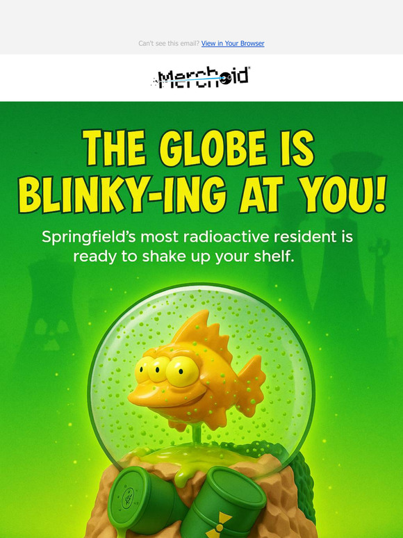 Blinky the Fish Snow Globe