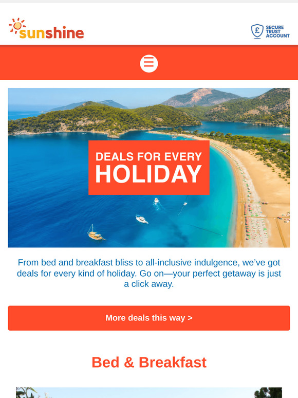 Holiday YOUR way from £263pp ✈️
