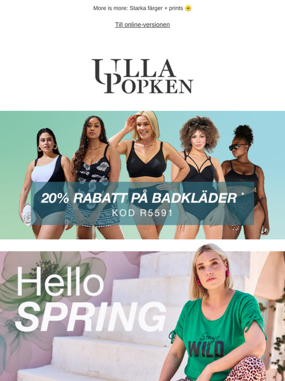 👙 20% rabatt på badkläder