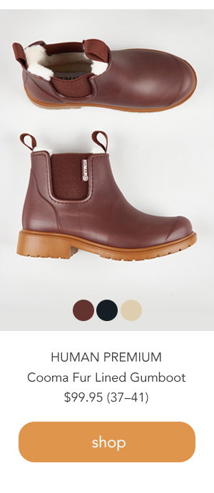 cooma fur lined gumboot