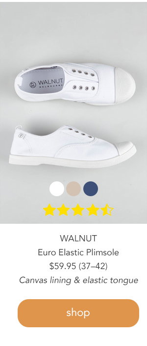 euro plimsole white