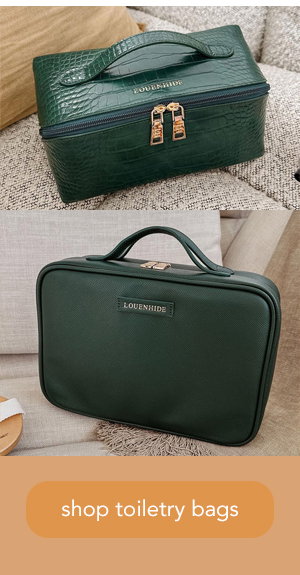 toiletry bags