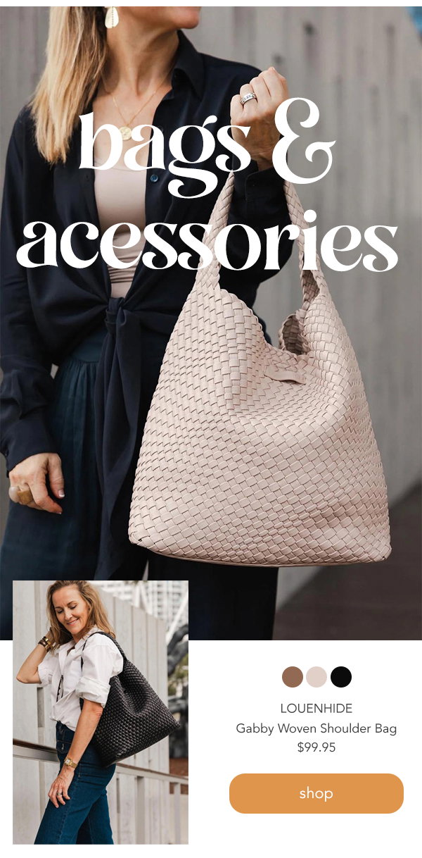 Gabby Woven Shoulder Bag