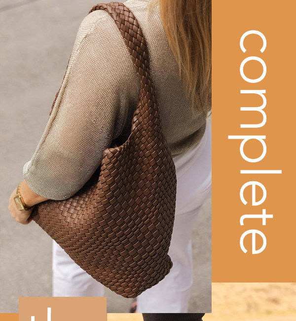 gabby woven shoulder bag
