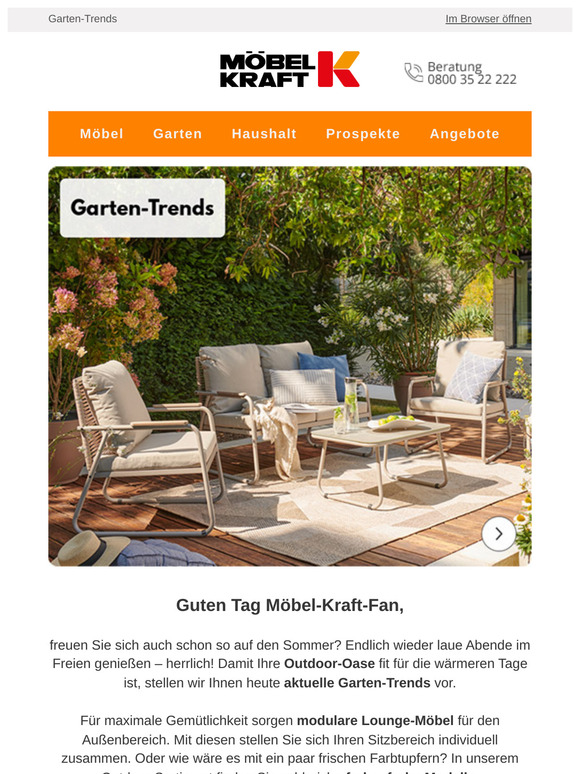 🌿 Outdoor trifft Style – die schönsten Gartenmöbel-Trends 2025 🏡