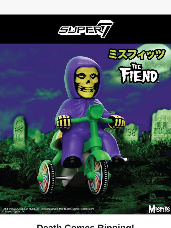 The Fiend Returns on a Trike of Terror!