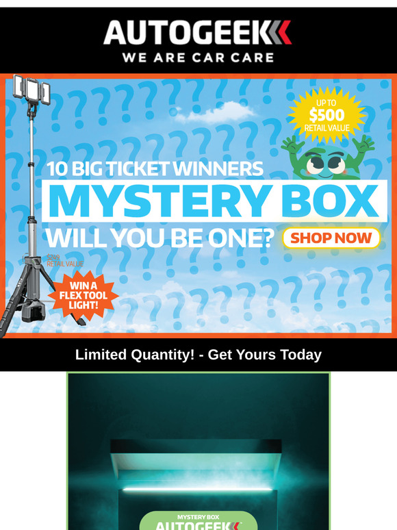 SELLING FAST - Mystery Boxes: Up to $500 Retail Value of Premium Products