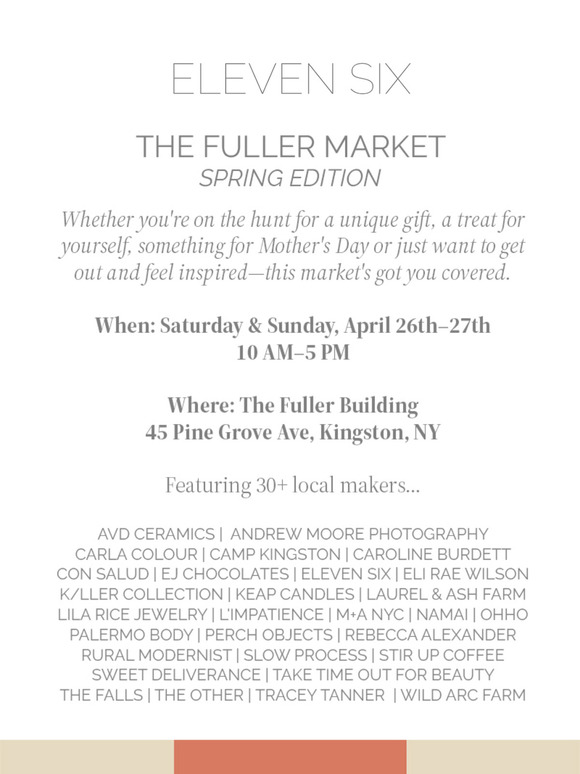 THE SPRING FULLER MARKET 4/26+27